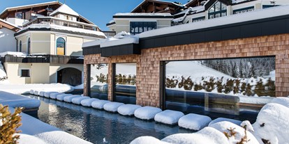 Luxusurlaub - Saunalandschaft: Außensauna - Kitzbühel - Übergossene Alm Resort