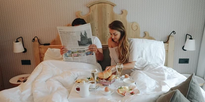 Luxusurlaub - Bettgrößen: Doppelbett - Schwarzleo - Frühstück am Zimmer - Hotel Forsthofgut