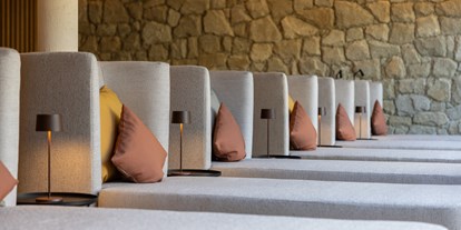 Luxusurlaub - Saunalandschaft: finnische Sauna - Südtirol - Ruheraum  - Eco Suites Amaril