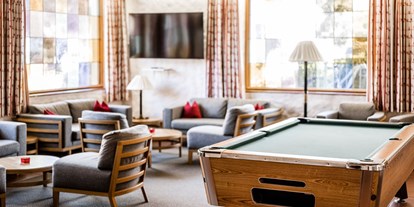 Luxusurlaub - Umgebungsschwerpunkt: See - Kössen - Billard/Lounge - Landhotel Schermer