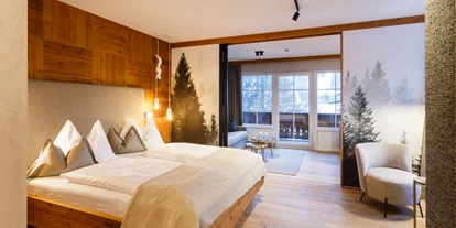 Luxusurlaub - Bettgrößen: Doppelbett - Schwarzleo - Komfort Suite "Fichtenwald" - Landhotel Schermer