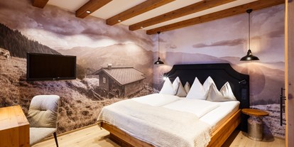 Luxusurlaub - Bettgrößen: Doppelbett - Bad Häring - Almsuite "Tirol" - Landhotel Schermer