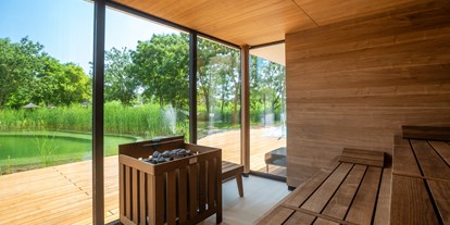 Luxusurlaub - Einrichtungsstil: klassisch - Wellness- und Saunadorf, Panorama-Sauna - VILA VITA Pannonia