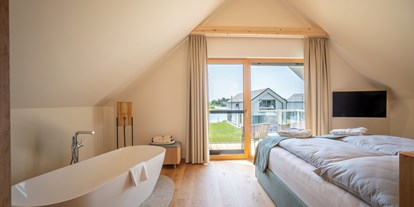 Luxusurlaub - Saunalandschaft: Aromasauna - Burgenland - Residenzen am See - parkside, Schlafzimmer I - VILA VITA Pannonia