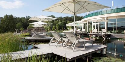 Luxusurlaub - Pools: Sportbecken - Oberschützen - Romantikstege am Bio-Naturbadeteich - AVITA Resort****Superior