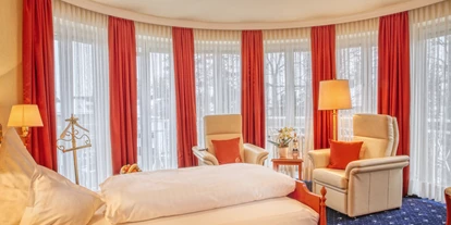 Luxusurlaub - Bettgrößen: Queen Size Bett - Egg an der Günz - Einbettzimmer De Luxe - Hotel, Kneipp & Spa Fontenay "le petit château"