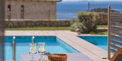 Luxusurlaub - Bettgrößen: King Size Bett - Griechenland - Executive Junior Suite Sea View Private Pool - Sivota Diamond Spa Resort