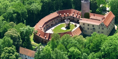 Luxusurlaub - Saunalandschaft: Aromasauna - Veltheim (Landkreis Wolfenbüttel) - Luftbild - Wasserschloss Westerburg