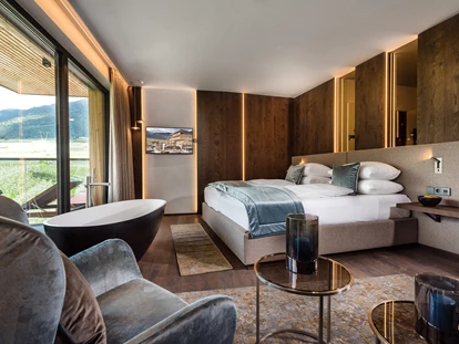 Luxusurlaub - Pools: Außenpool beheizt - Südtirol - Romantic Suite - Hotel das Paradies