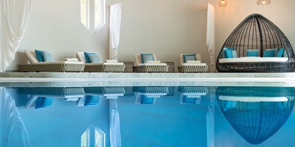 Luxusurlaub - Saunalandschaft: Biosauna - Südtirol - Hallenbad - Hotel Paradies Family & Spa