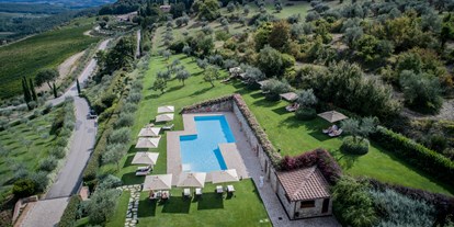 Luxusurlaub - Saunalandschaft: Dampfbad - Castelnuovo Berardenga Siena - Hotel Le Fontanelle