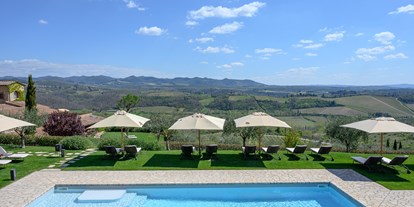 Luxusurlaub - Saunalandschaft: Dampfbad - Castelnuovo Berardenga Siena - Hotel Le Fontanelle
