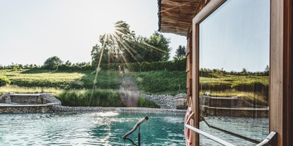 Luxusurlaub - Saunalandschaft: finnische Sauna - Bio-Hotel Stanglwirt