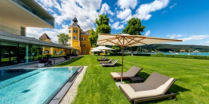 Luxusurlaub - Saunalandschaft: Dampfbad - Töpriach - Falkensteiner Schlosshotel Velden – The Leading Hotels of the World