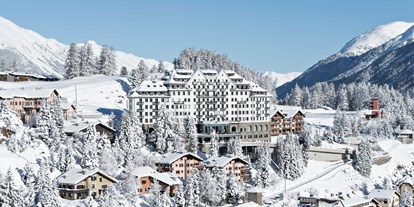 Luxusurlaub - Parkplatz: kostenlos beim Hotel - Sils/Segl Baselgia - Carlton Hotel, St. Moritz