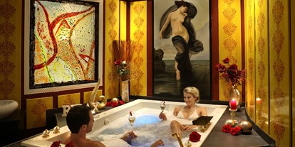 Luxusurlaub - Bettgrößen: Twin Bett - Ein Bad im Whirlpool des Partner-Spa! - Schlosshotel Lacknerhof****S Flachau