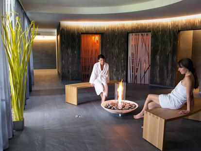 Luxusurlaub - Saunalandschaft: finnische Sauna - Ritzenhof Saunabereich - Ritzenhof****S - Hotel & Spa am See