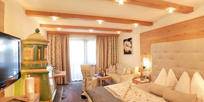 Luxusurlaub - Saunalandschaft: Außensauna - Ried (Arzl im Pitztal) - Suite Bergkristall - Hotel Sonne