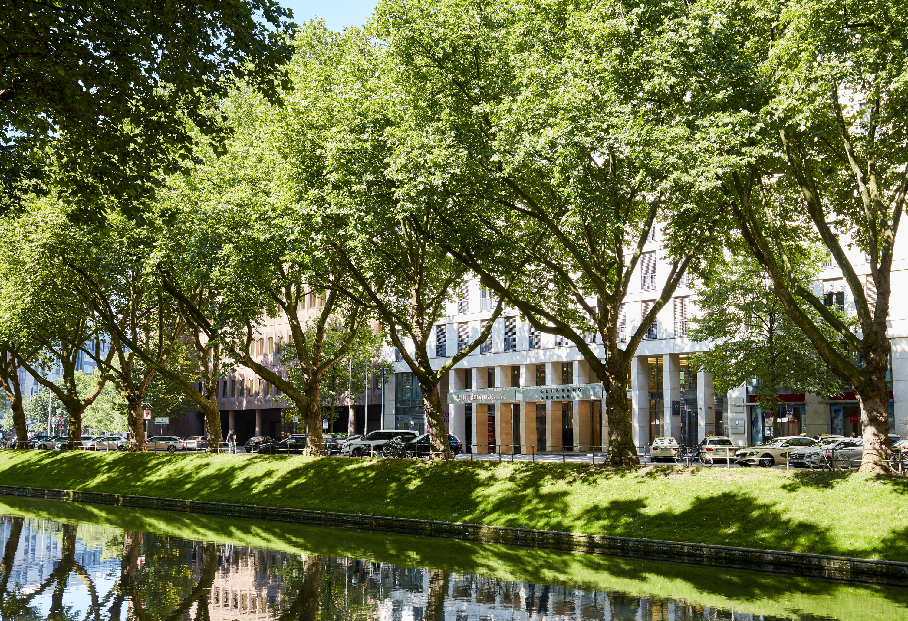 Luxushotel - Außenansicht Hotel - InterContinental Düsseldorf