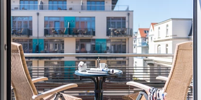 Luxusurlaub - Preisniveau: günstig - Hohen Sprenz - Balkon Familienzimmer - Strand-Hotel Hübner