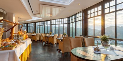 Luxusurlaub - Restaurant: vorhanden - Hessen Süd - Frühstück - Hotel Schloss Rheinfels