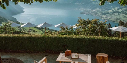 Luxusurlaub - Einrichtungsstil: klassisch - Ennetbürgen - Lounge - Hotel Villa Honegg