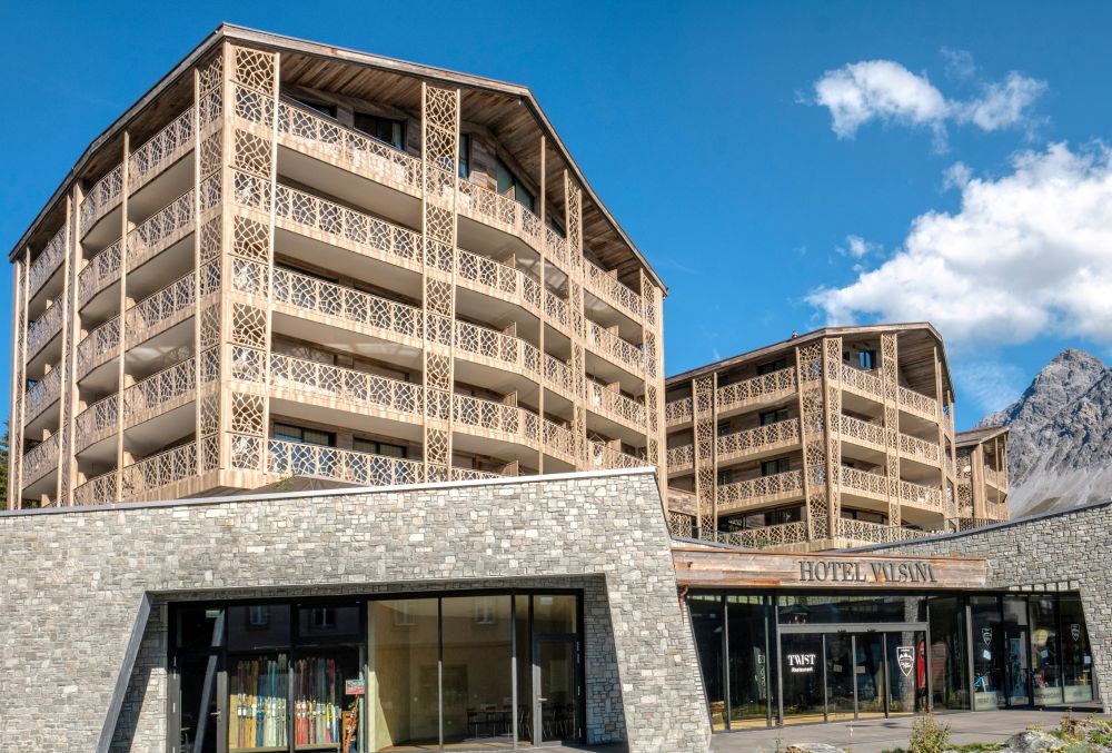 Luxushotel - Aussenansicht - Valsana Hotel Arosa