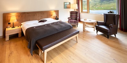 Luxusurlaub - Saunalandschaft: finnische Sauna - Eigergletscher - Junioer Suite Seesicht, Sommer - Frutt Mountain Resort