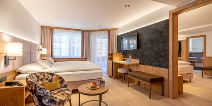 Luxusurlaub - Preisniveau: exklusiv - Leukerbad - Viele unserer Doppelzimmer lassen sich mit Verbindungstüren zusammenschliessen.  - Resort La Ginabelle