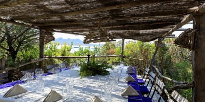 Luxusurlaub - Umgebungsschwerpunkt: Meer - Domaine de Murtoli, Table de la Plage, beach restaurant - Hotel de la Ferme - Murtoli