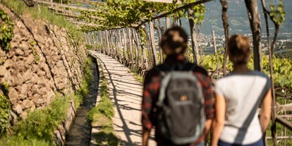 Luxusurlaub - Südtirol - Wissen Sie, was ein Waalweg ist? Am besten, Sie erkunden einen dieser jahrhundertalten Bewässerungskanäle für Wiesen und Äcker bei Ihrem malerischen Wanderurlaub durch das Meraner Land oder den Vinschgau.  - Hotel Hanswirt