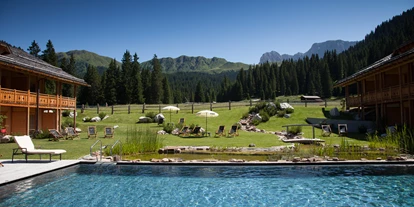 Luxusurlaub - Pools: Außenpool beheizt - Südtirol - Pool - Tirler - Dolomites Living Hotel