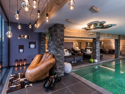 Luxusurlaub - Pools: Außenpool beheizt - Südtirol - Hallenbad - 24 Stunden am Tag geöffnet  - Alpin Garden Luxury Maison & Spa
