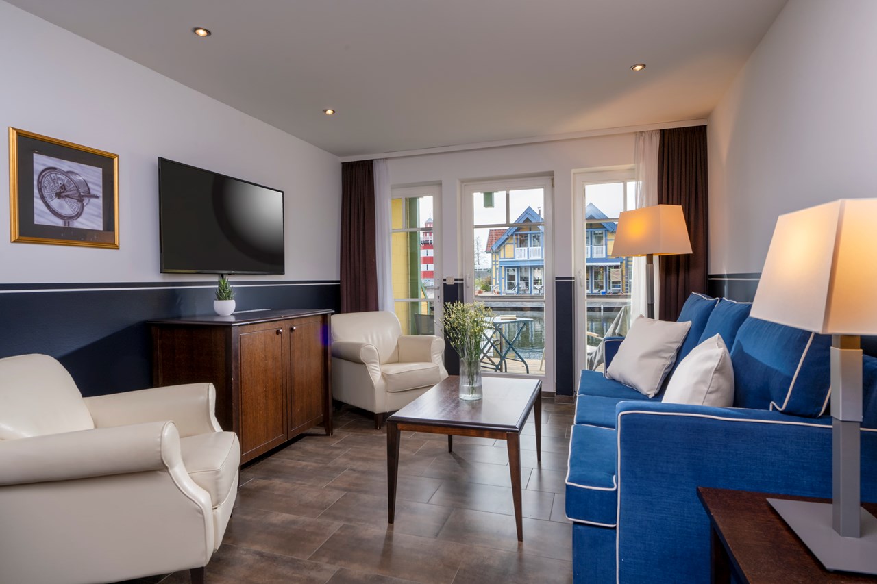 Sunday Resort Rheinsberg Zimmerkategorien Island Suite mit einem Schlafzimmer