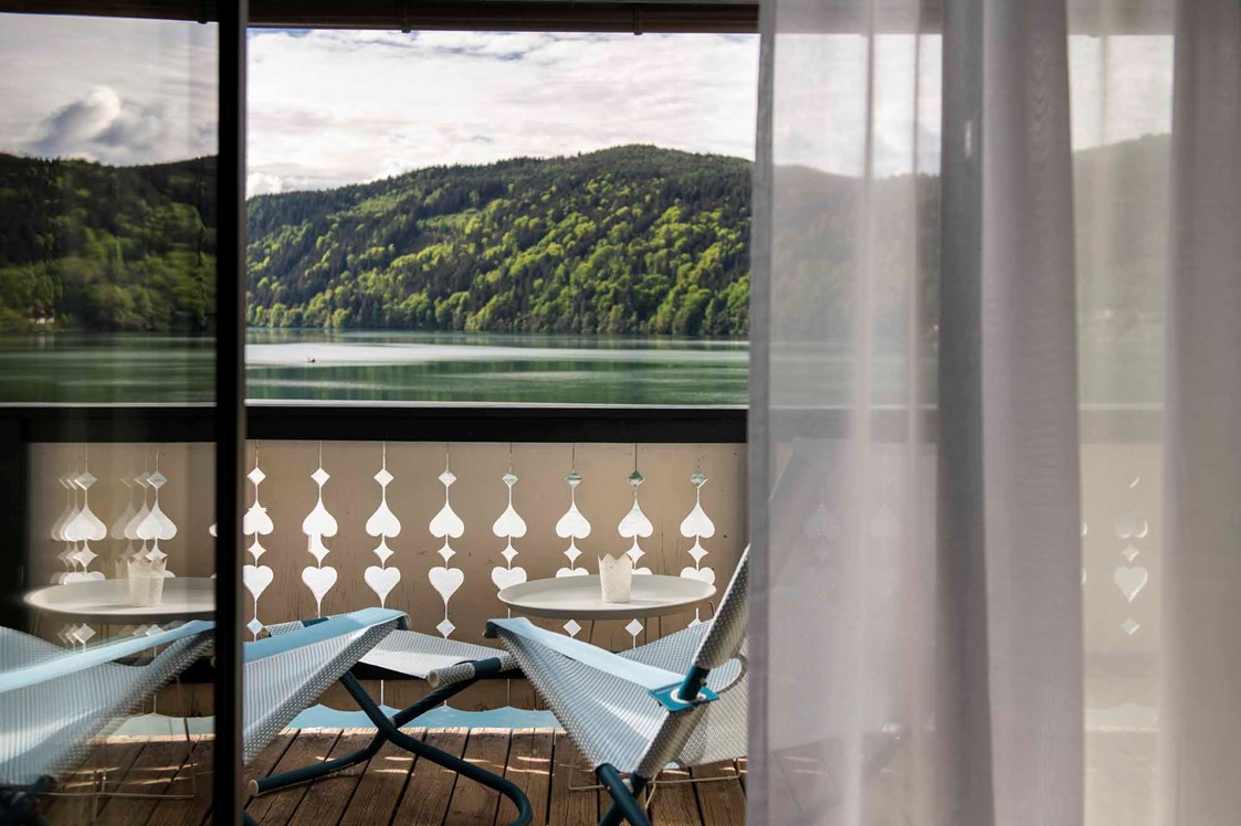 Luxushotel: Den Millstätter See direkt vom Balkon aus genießen - Seeglück Hotel Forelle