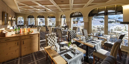 Luxusurlaub - Hotel-Schwerpunkt: Luxus & Familie - Restaurant Möserstube - GOLFHOTEL Les Hauts de Gstaad & SPA