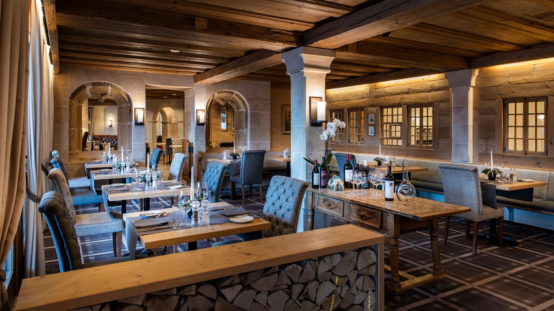 Luxushotel: Restaurant Belle Epoque - GOLFHOTEL Les Hauts de Gstaad & SPA