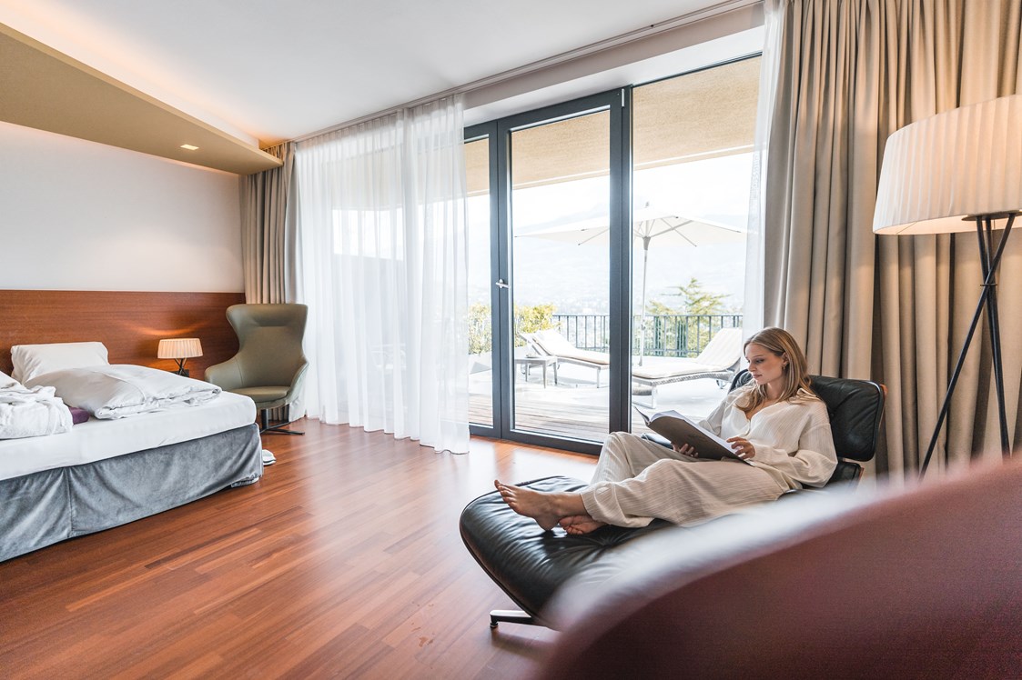 Luxushotel: Suiten - Zimmer in Meran - Marling Suedtirol  - Park Hotel Reserve Marlena