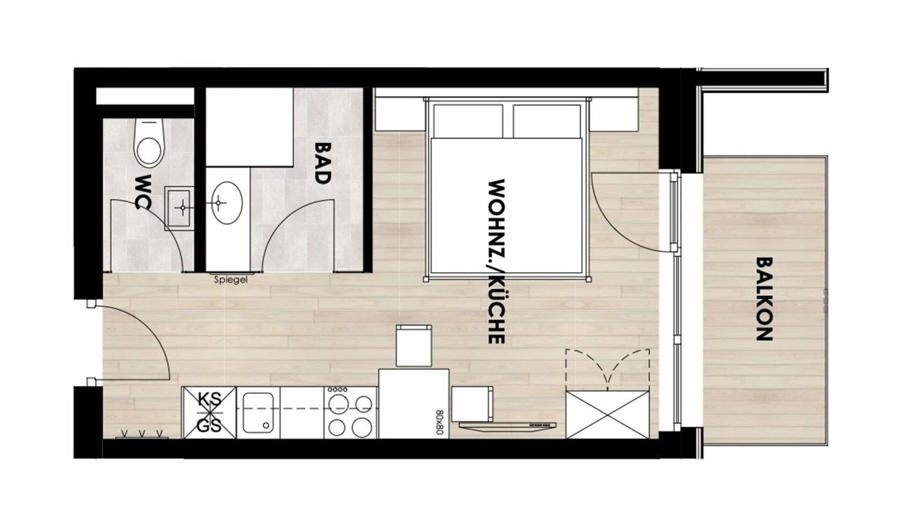 AlpenParks Hotel & Apartment Taxacher Kirchberg in Tirol Zimmerkategorien Studio ALPINE (2)