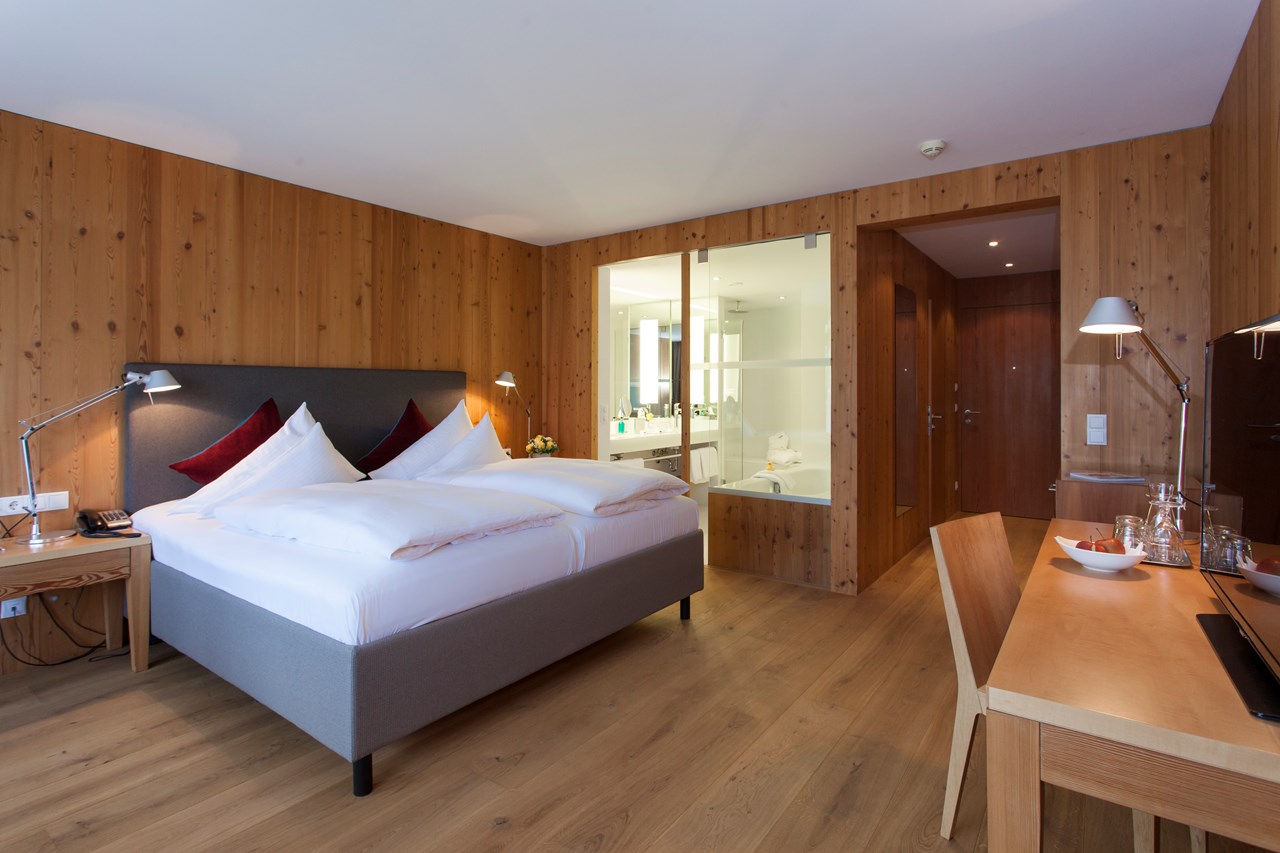 Das Kranzbach Zimmerkategorien Doppelzimmer Gartenflügel