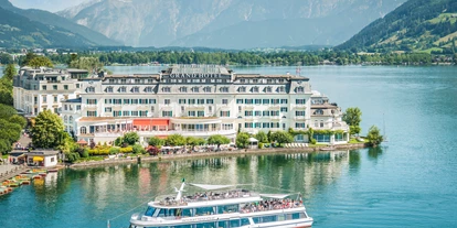 Luxusurlaub - Hotel-Schwerpunkt: Luxus & Familie - Außenansicht GRAND HOTEL ZELL AM SEE - Grand Hotel Zell am See