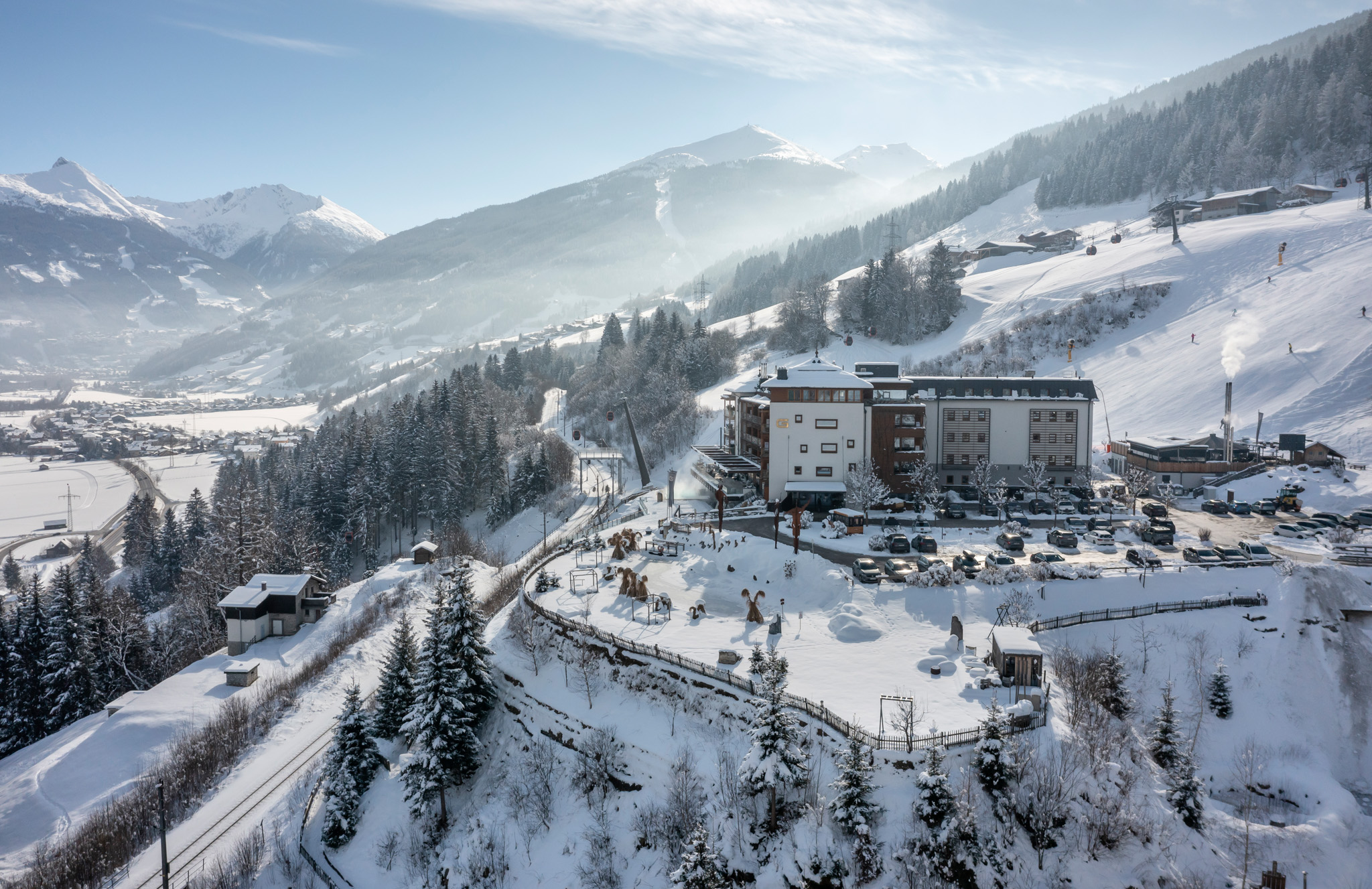 Luxusurlaub - Österreich - Hotelansicht im Winter - Das Goldberg