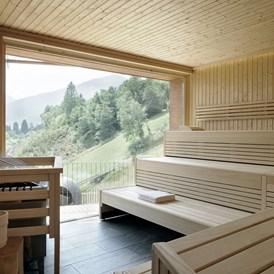 Luxushotel: Sauna mit Ausblick DAS.GOLDBERG - Das Goldberg