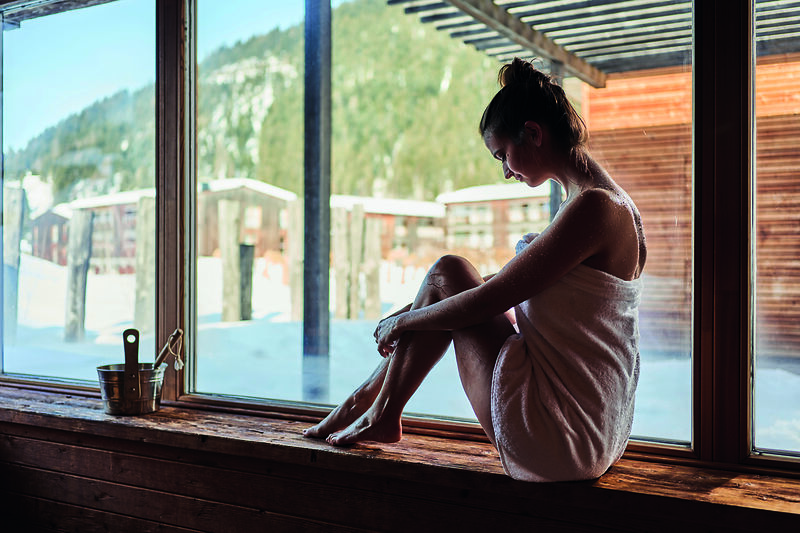 Luxushotel: Hüttensauna - aja Bergresort Werfenweng