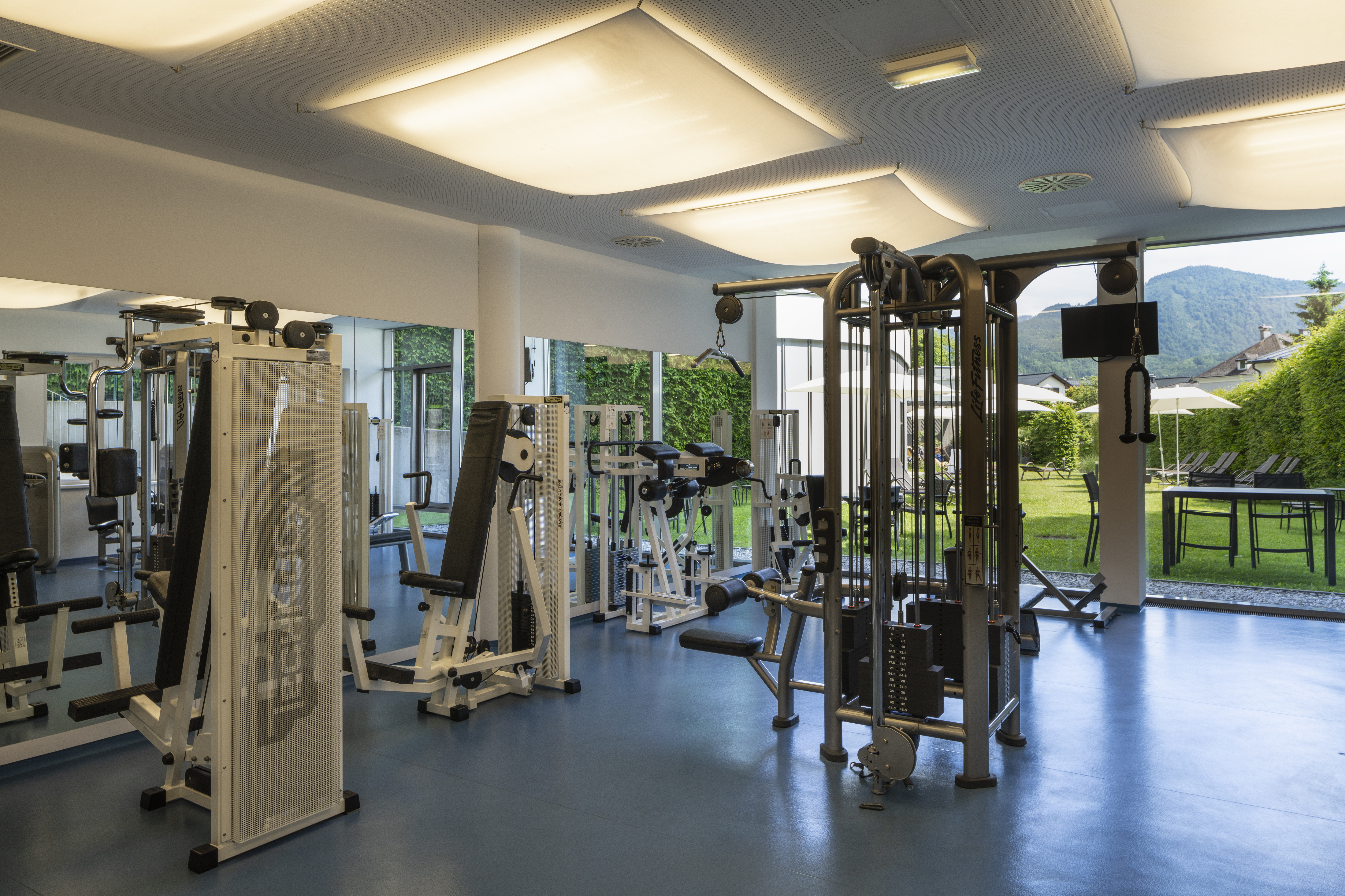Luxushotel: Fitnessraum in der Villa Seilern - Villa Seilern Vital Resort