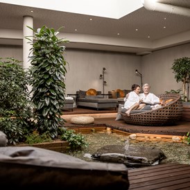 Luxushotel: AlpinSPA - 1800m2 
45 m2 Wellnessfläche pro Zimmer! - Alpin Art & Spa Hotel Naudererhof