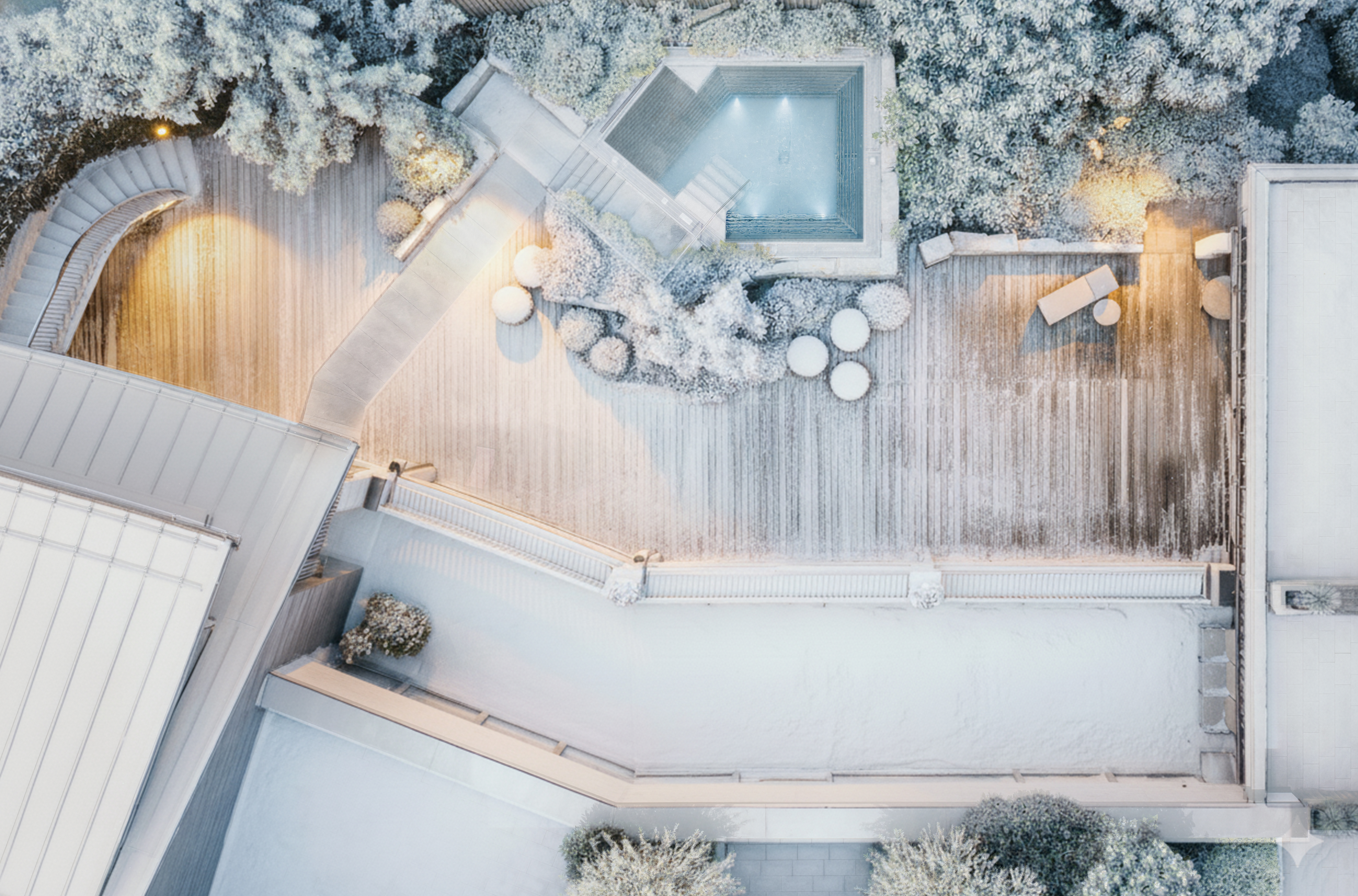 Luxusurlaub - PLZ 6335 (Österreich) - Outdoor Pool im Winter - ElisabethHotel