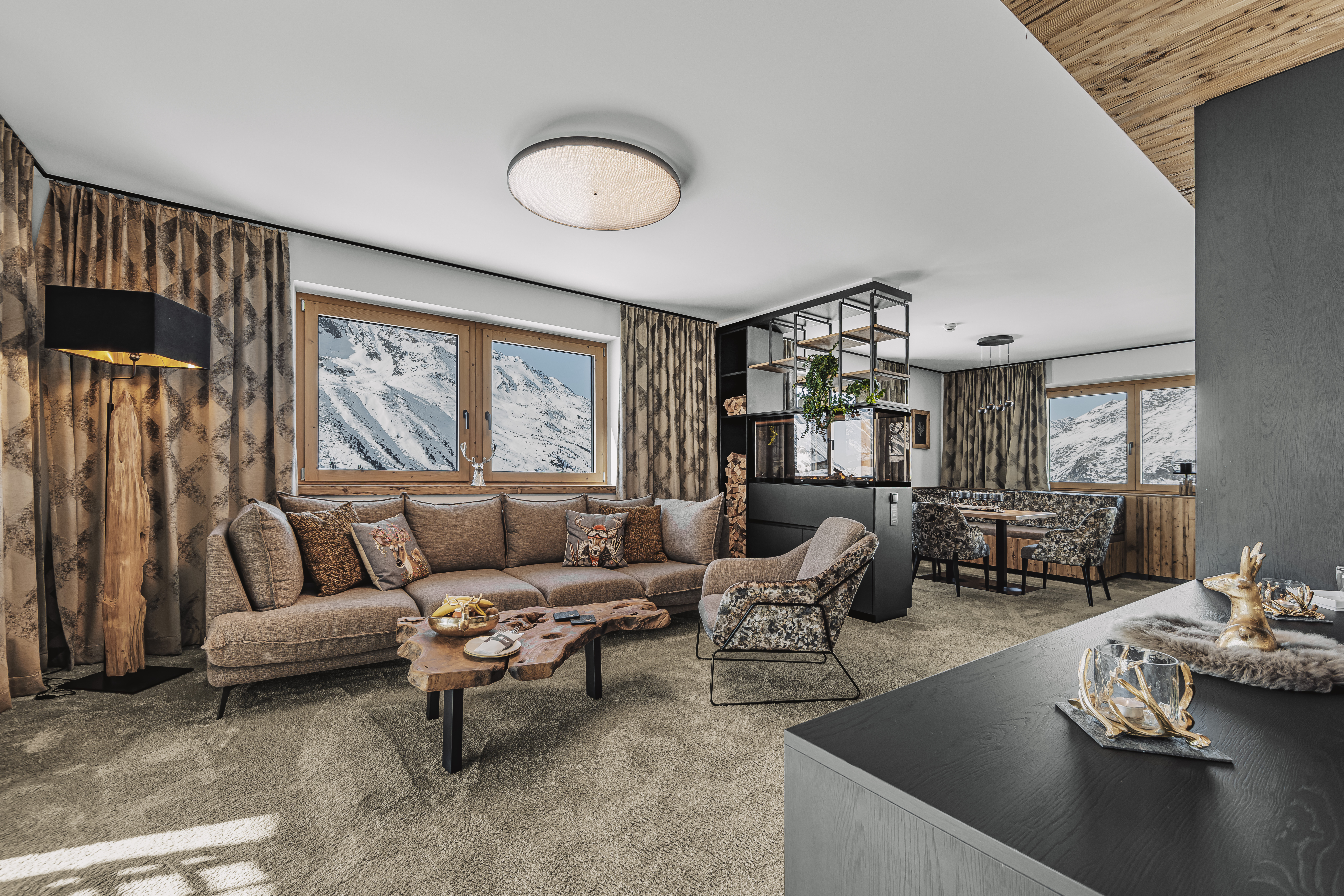 Luxushotel: Chalet Wohnzimmer - SKI | GOLF | WELLNESS Hotel Riml