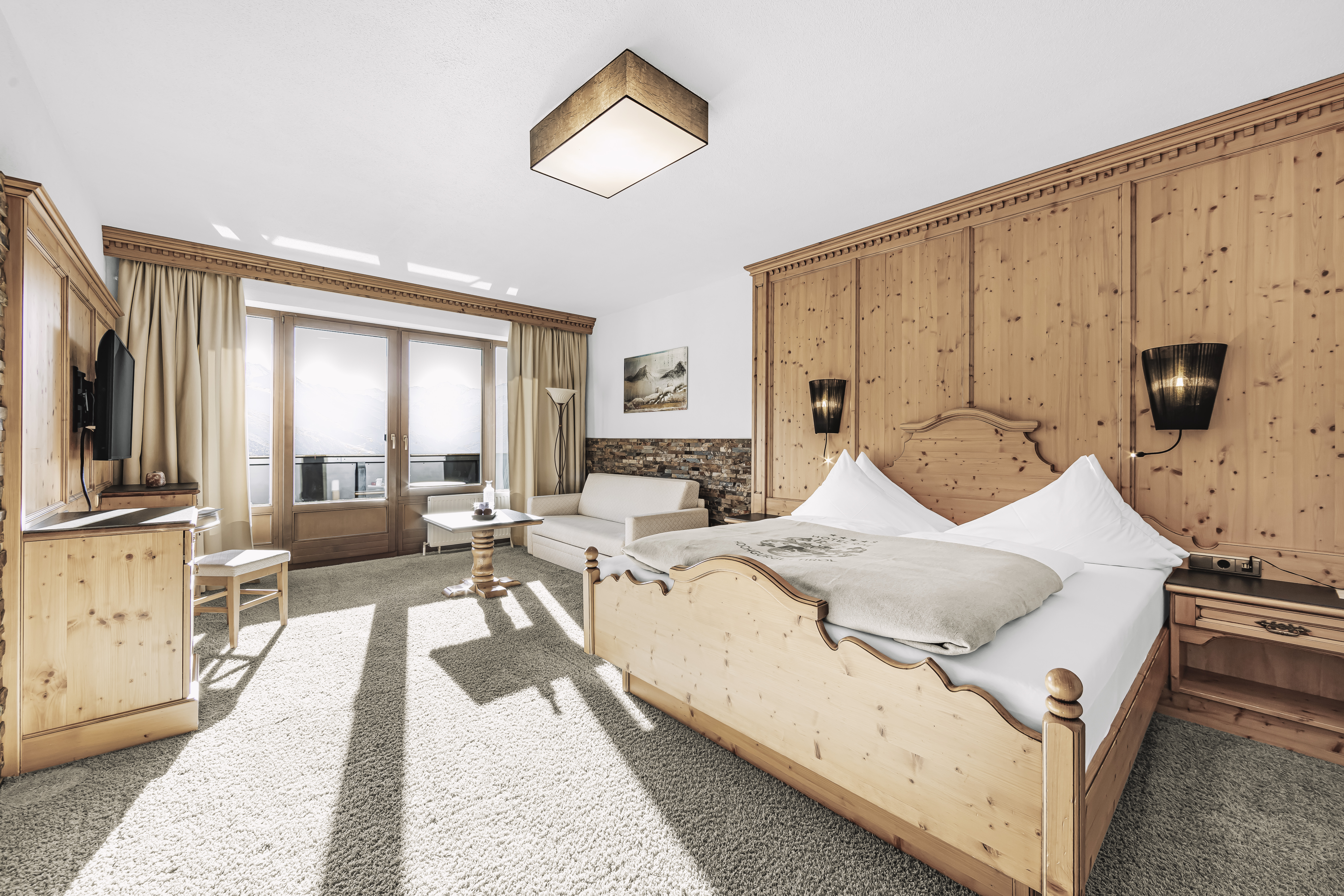 SKI | GOLF | WELLNESS Hotel Riml****S Zimmerkategorien Doppelzimmer Gurglblick