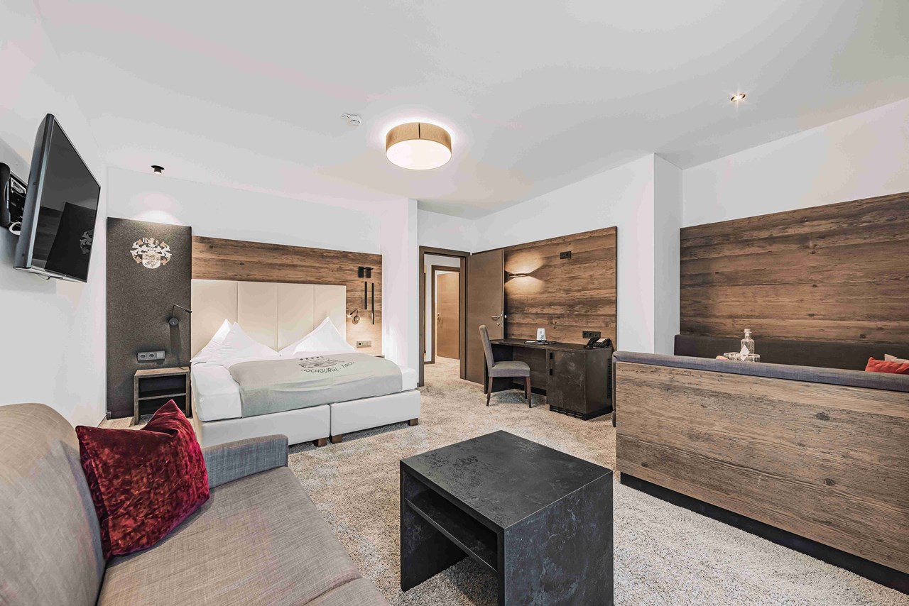 SKI | GOLF | WELLNESS Hotel Riml****S Zimmerkategorien Suite Gletscherblick